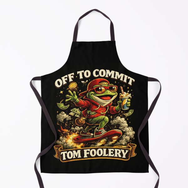Item preview, Mischievous Frog Racing Off to Commit Tom Foolery  designed and sold by EverClassic.