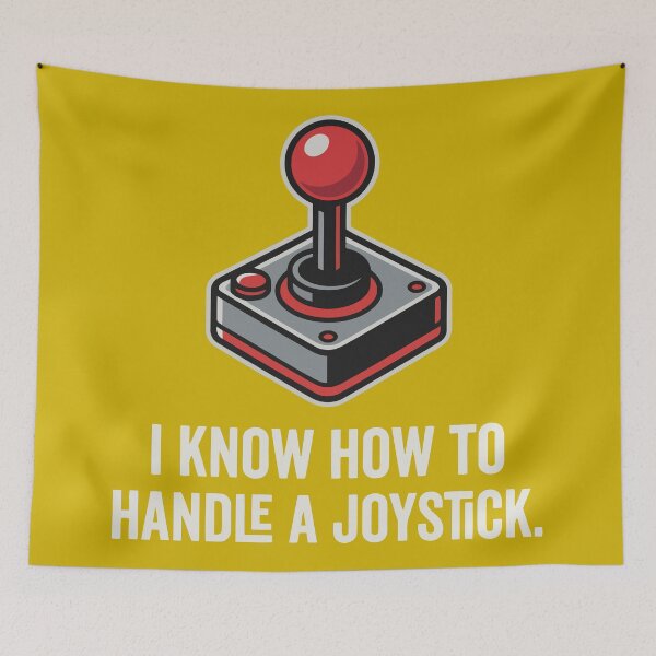 Item preview, Retro Arcade Joystick I Know How To Handle A Joystick Gaming designed and sold by Amir Faysal.