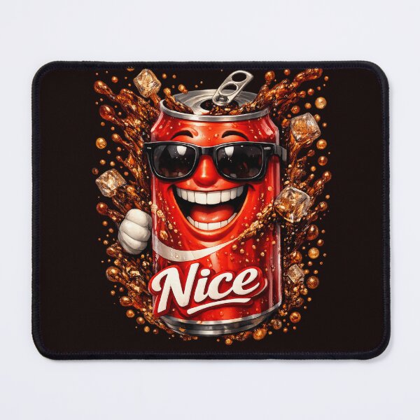 Item preview, Smiling Cool Cola Can with Sunglasses – Funny Soda Splash Cartoon designed and sold by BoB-66.