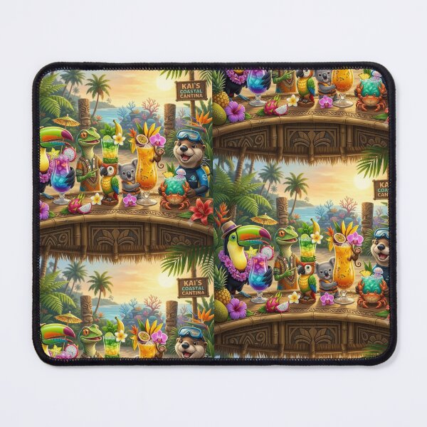 Item preview, Animals' Tropical Cocktail Party. designed and sold by JoyNest = "The nest of joy".