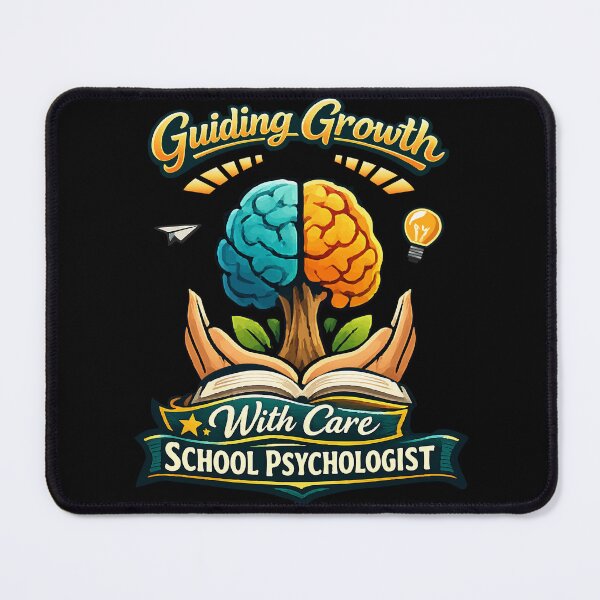 Item preview, School Psychologist Guiding Growth With Care | Education Professional Design designed and sold by Nubrixa-Studio.