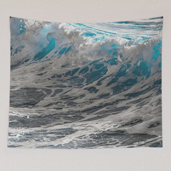 Item preview, Rugged Ocean Waves With White Wild Foamy Surf designed and sold by DEC02.
