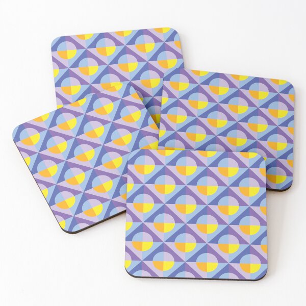 Item preview, Geometric colourful diamond quilt pattern designed and sold by - Designspace -.