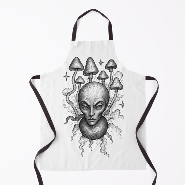 Item preview, Graphite Pencil Sketch Alien - Detailed Dotwork designed and sold by Ideniquo.