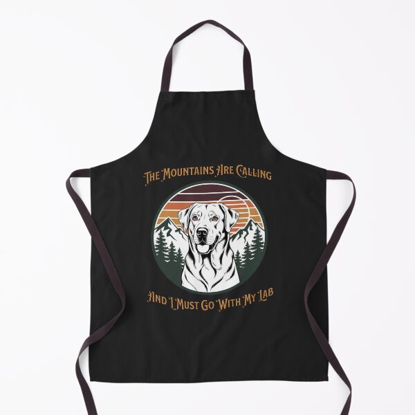 Item preview, The Mountains are Calling and I Must Go with My Lab designed and sold by PawPlanetPro.