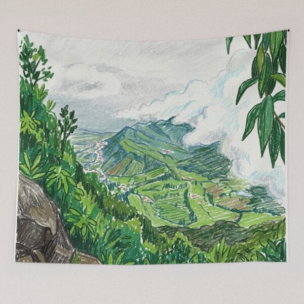 Item preview, Viewpoint overlooking the green valley designed and sold by CristianCEB.