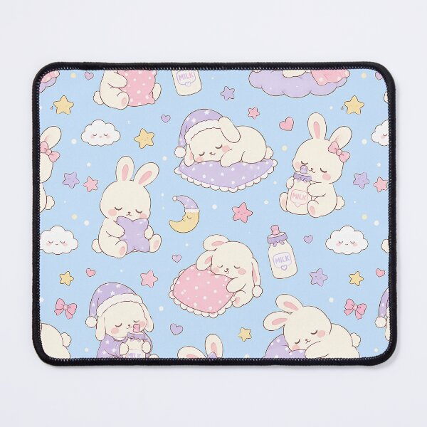 Item preview, Sleepy Bunny Milk Bottle Pattern designed and sold by Soft Berry Studio.