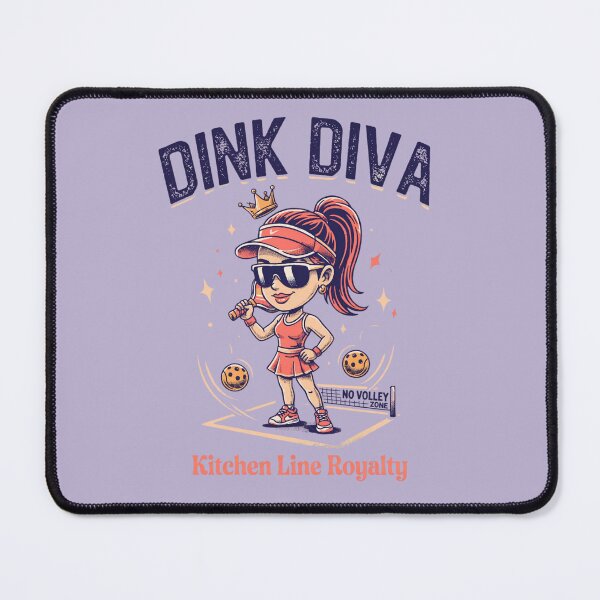 Item preview, PICKLEBALL: Dink Diva designed and sold by IndieQuill .