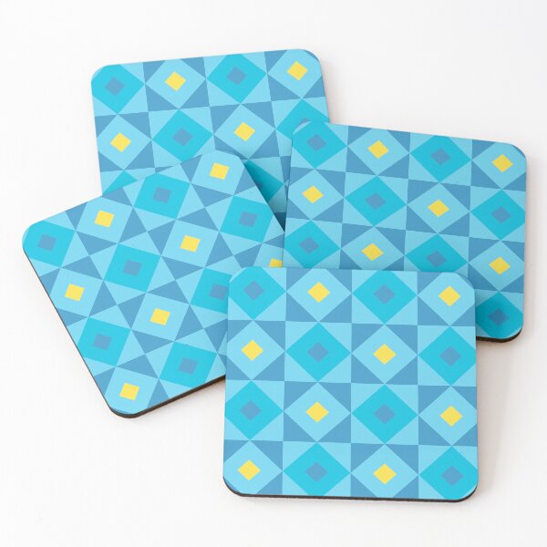 Item preview, Geometric colourful tiles pattern artwork designed and sold by - Designspace -.