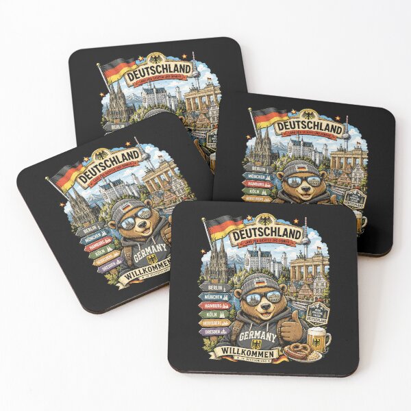 Item preview, Germany Bavarian Adventure Bear Travel Art designed and sold by AtuqStudio.