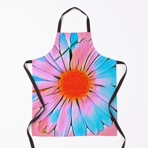 Item preview, Pastel Neon Pastel Daisy Pop Art Flower Digital Painting designed and sold by BalkanBloom.