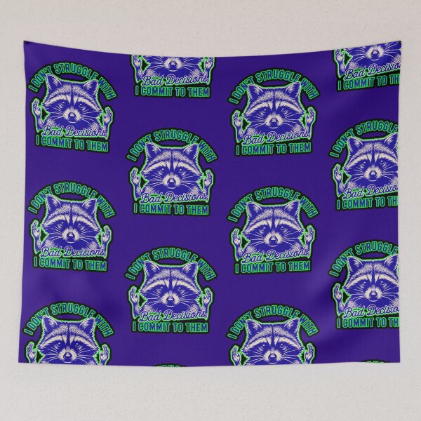 Item preview, I Dont Struggle With Bad Decisions I Commit To Them  designed and sold by WoodburyLake.