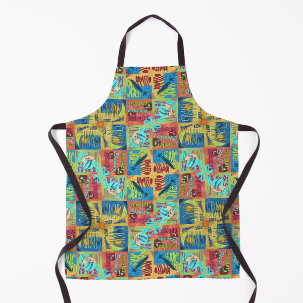 Item preview, Beach sailboat as a patchwork print, colorful designed and sold by AHkreativ_Design.