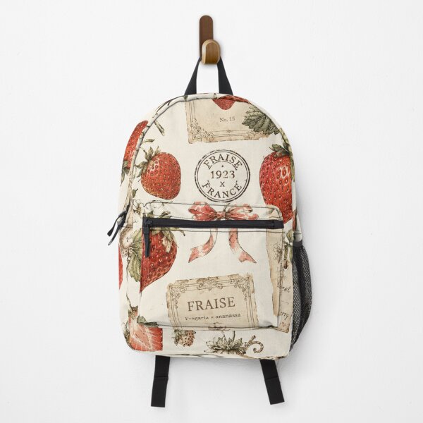 Item preview, Vintage Strawberry Botanical Pattern | Antique French Garden Aesthetic designed and sold by Aramdesing.