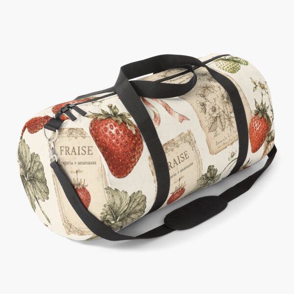 Item preview, Vintage Strawberry Botanical Pattern | Antique French Garden Aesthetic designed and sold by Aramdesing.