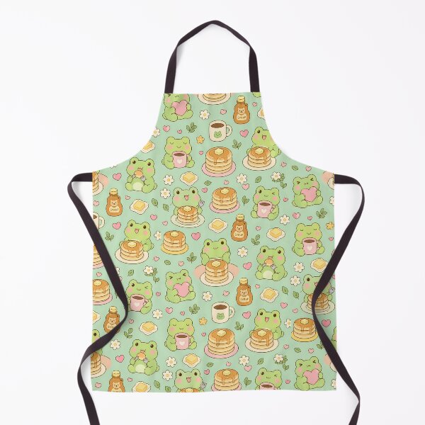 Item preview, Frog Pancake Morning Pattern designed and sold by Soft Berry Studio.
