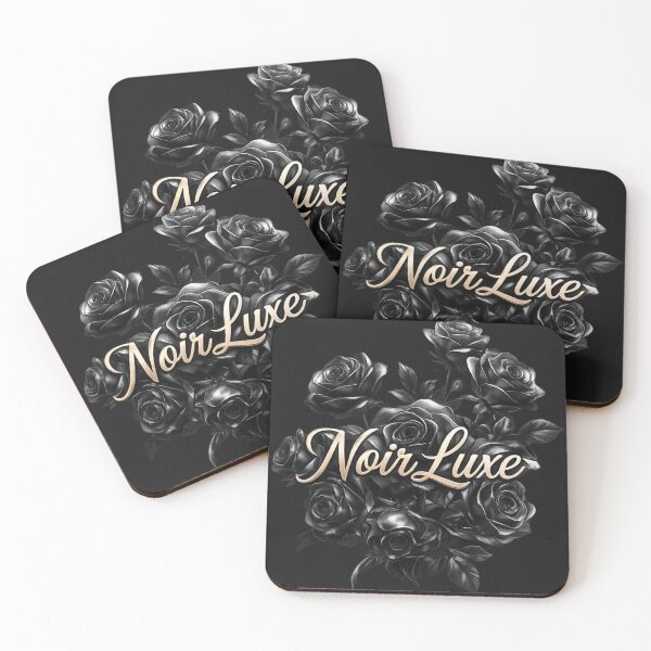 Item preview, Noir Luxe Black Roses Aesthetic – Dark Floral Gothic Luxury Design designed and sold by MartBook.