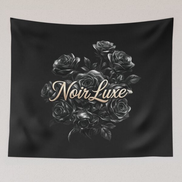 Item preview, Noir Luxe Black Roses Aesthetic – Dark Floral Gothic Luxury Design designed and sold by MartBook.