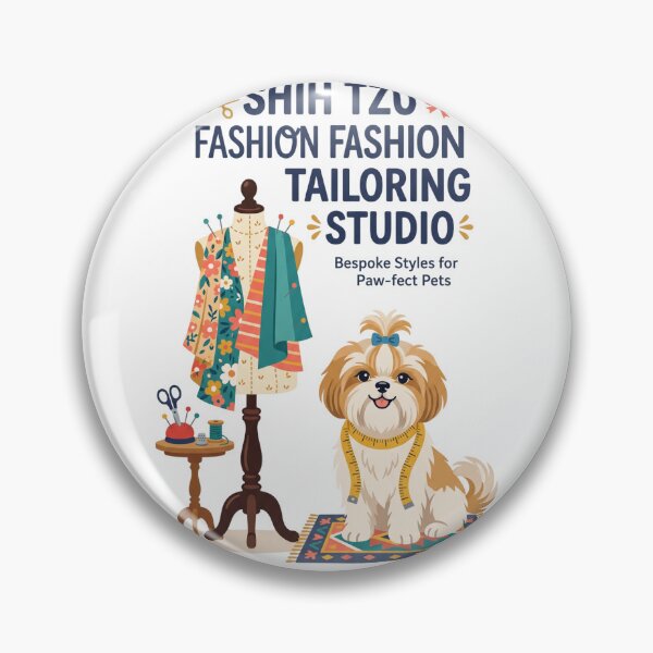 Item preview, Shih Tzu Fashion Tailoring Studio Dressmaker Design designed and sold by PictoVibe.