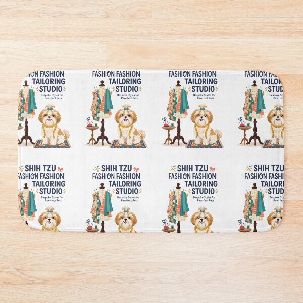 Item preview, Shih Tzu Fashion Tailoring Studio Dressmaker Design designed and sold by PictoVibe.