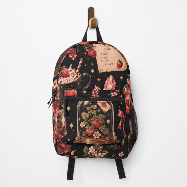 Item preview, Vintage Strawberry Botanical Pattern | Antique French Garden Aesthetic designed and sold by Aramdesing.