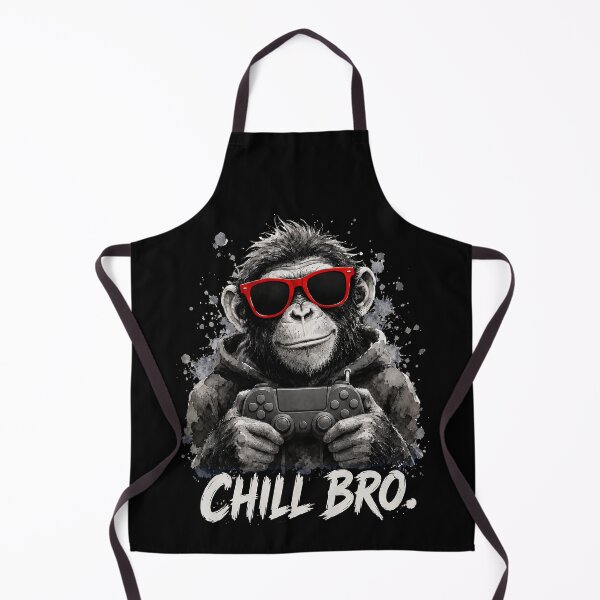 Item preview, Chill Bro Gamer Ape Sunglasses Design designed and sold by lvlupthreads.