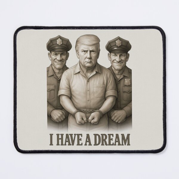 Item preview, Trump Handcuffed Police Drawing Art designed and sold by Voodoo Store Paranormal Collections.