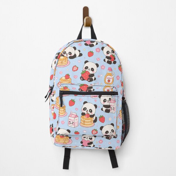 Item preview, Panda Strawberry Pancake Pattern designed and sold by Soft Berry Studio.