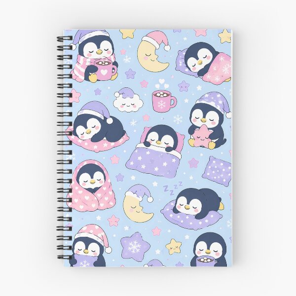 Item preview, Penguin Sleepy Stars Pattern designed and sold by Soft Berry Studio.