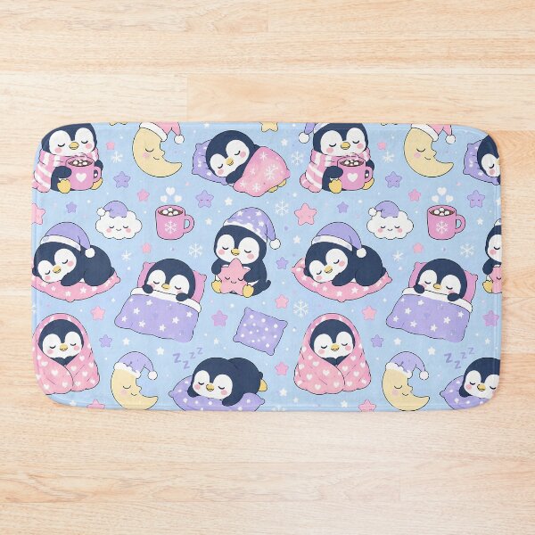 Item preview, Penguin Sleepy Stars Pattern designed and sold by Soft Berry Studio.