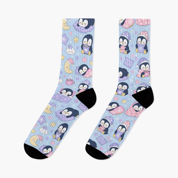 Item preview, Penguin Sleepy Stars Pattern designed and sold by Soft Berry Studio.