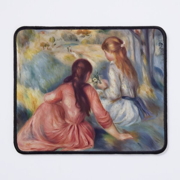 Item preview, Romantic Garden Scene Wall Art – Vintage Impressionist Decor for Cottagecore and Feminine Spaces designed and sold by DimoraGutyz.