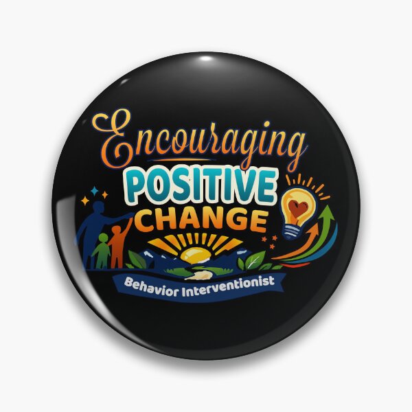Item preview, Behavior Interventionist Encouraging Positive Change | Student Support Design designed and sold by Nubrixa-Studio.