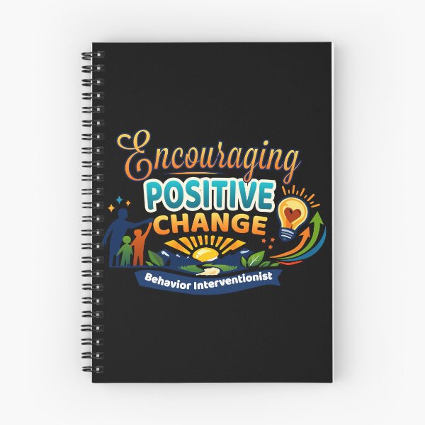 Item preview, Behavior Interventionist Encouraging Positive Change | Student Support Design designed and sold by Nubrixa-Studio.