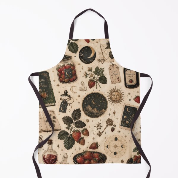 Item preview, Vintage Strawberry Botanical Pattern | Antique French Garden Aesthetic designed and sold by Aramdesing.