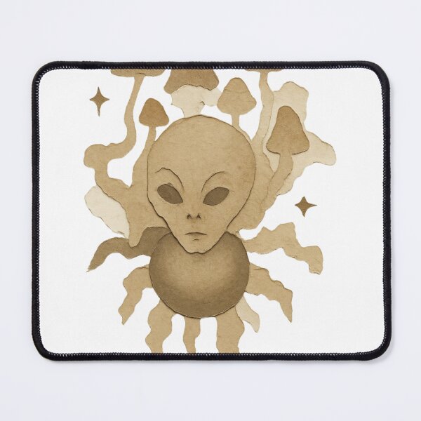 Item preview, Vintage Sepia Parchment Alien - Ancient Logbook designed and sold by Ideniquo.