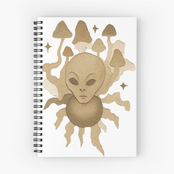 Item preview, Vintage Sepia Parchment Alien - Ancient Logbook designed and sold by Ideniquo.