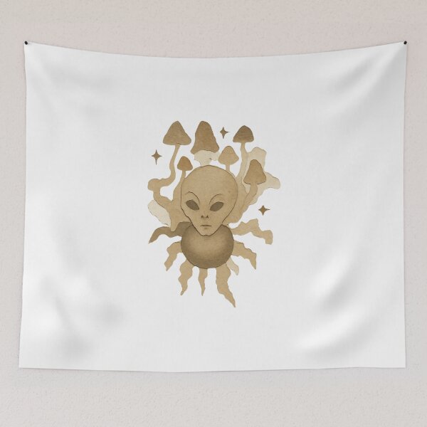 Item preview, Vintage Sepia Parchment Alien - Ancient Logbook designed and sold by Ideniquo.