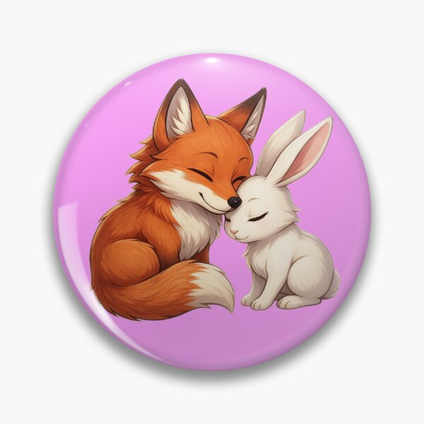 Item preview, Napping Fox and Rabbit designed and sold by Swell Arts by James Tepsey.