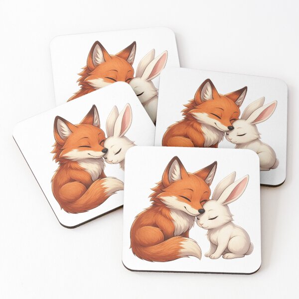 Item preview, Napping Fox and Rabbit designed and sold by Swell Arts by James Tepsey.