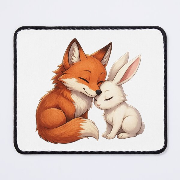 Item preview, Napping Fox and Rabbit designed and sold by Swell Arts by James Tepsey.