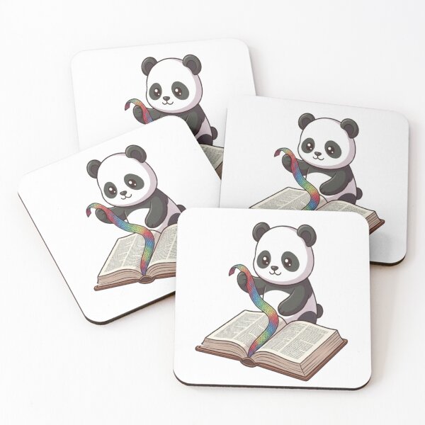 Item preview, Cute Panda Reading Colorful Bookmark designed and sold by Ella_Sketch.