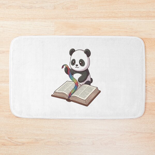 Item preview, Cute Panda Reading Colorful Bookmark designed and sold by Ella_Sketch.