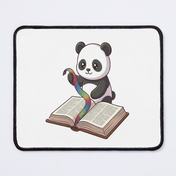 Item preview, Cute Panda Reading Colorful Bookmark designed and sold by Ella_Sketch.