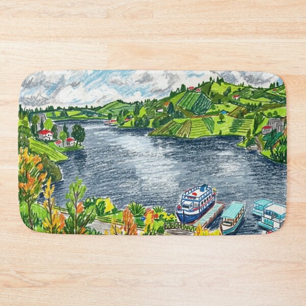 Item preview, The lake that dresses the village designed and sold by CristianCEB.