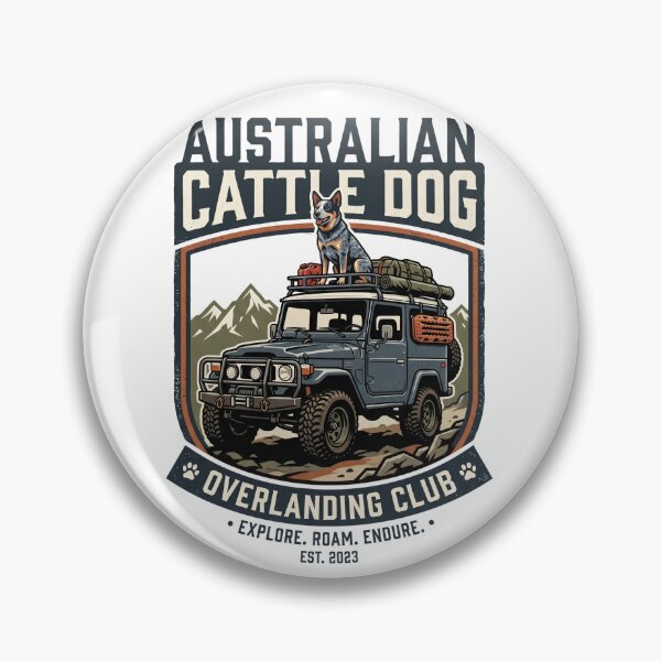 Item preview, Australian Cattle Dog Overlanding Club Offroad 4x4 designed and sold by PictoVibe.