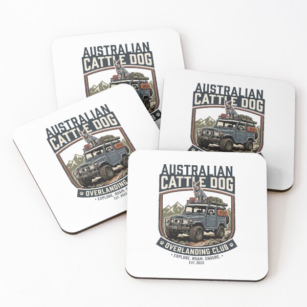 Item preview, Australian Cattle Dog Overlanding Club Offroad 4x4 designed and sold by PictoVibe.