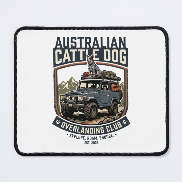 Item preview, Australian Cattle Dog Overlanding Club Offroad 4x4 designed and sold by PictoVibe.