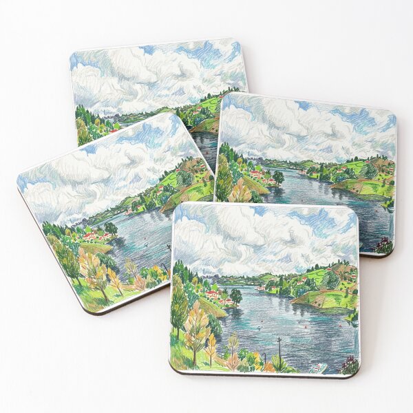 Item preview, Melting afternoon at the lake designed and sold by CristianCEB.