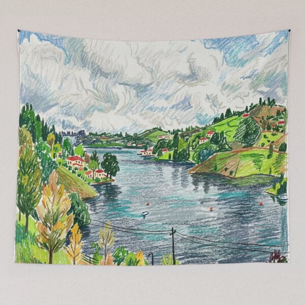 Item preview, Melting afternoon at the lake designed and sold by CristianCEB.